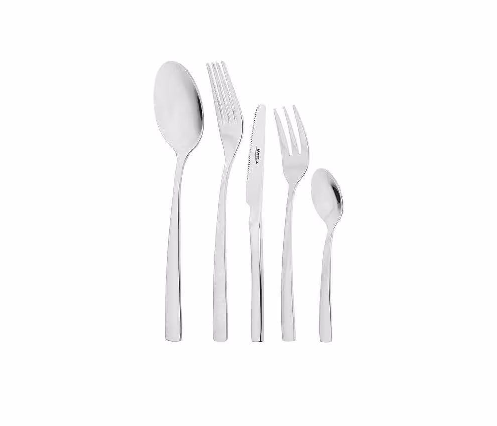 سرویس قاشق و چنگال ناب استیل 30 پارچه مدل فلورانس