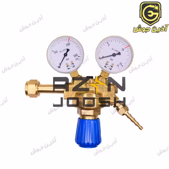مانومتر (رگولاتور) گاز اکسیژن (O2) برند توربو