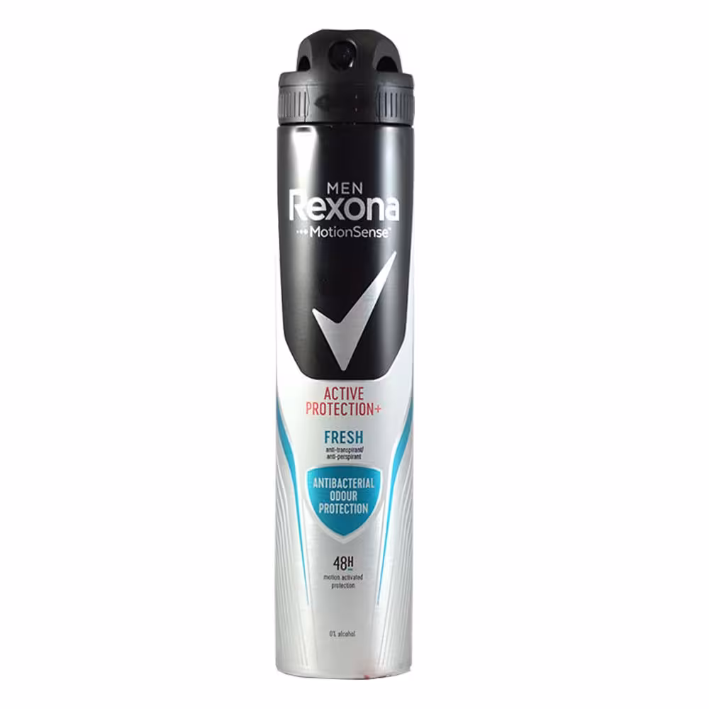 اسپری پودری ضد تعریق مردانه رکسونا مدل Active Protection حجم 200 میلی‌لیتر