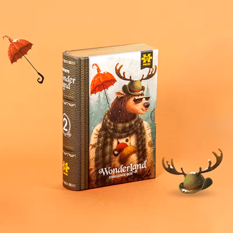 پازل کودک KID FANS مدل گوزن  Wonder Land DEER کد KS2426