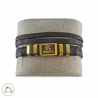 دستبند چرم از برند استیل مدل 102 کد G4