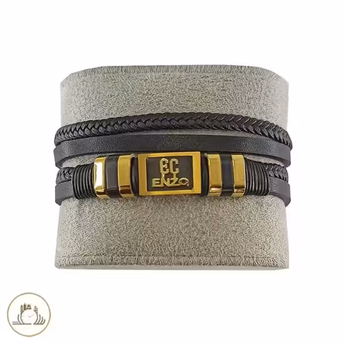 دستبند چرم از برند استیل مدل 102 کد G4