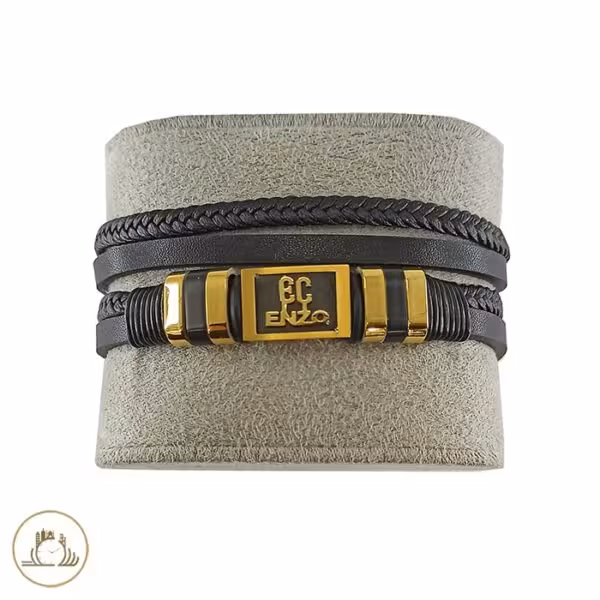 دستبند چرم از برند استیل مدل 102 کد G4