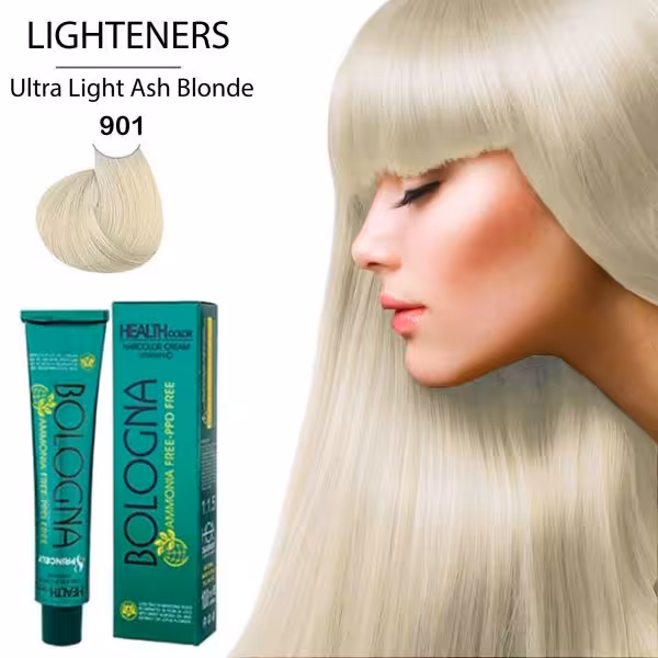 رنگ مو بلونیا بدون امونیاک 100 میلی لیتر 901 Bologna Ammonia-free hair color 100 ml