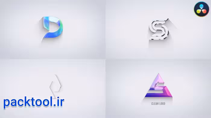 دانلود پروژه آماده داوینچی ریزالو لوگوموشن ساده Simple Logo Reveal - پک تول