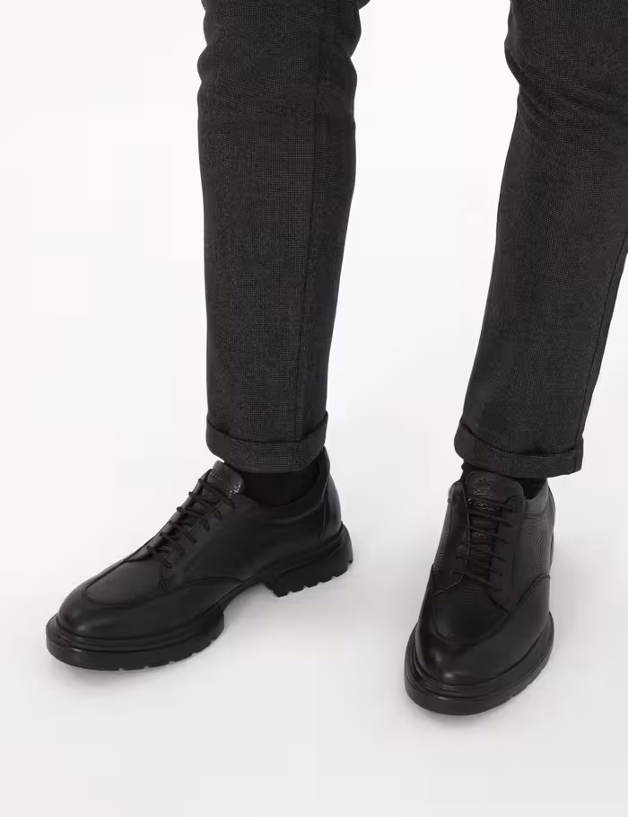 کفش روزمره مردانه مشکی پیرکاردین