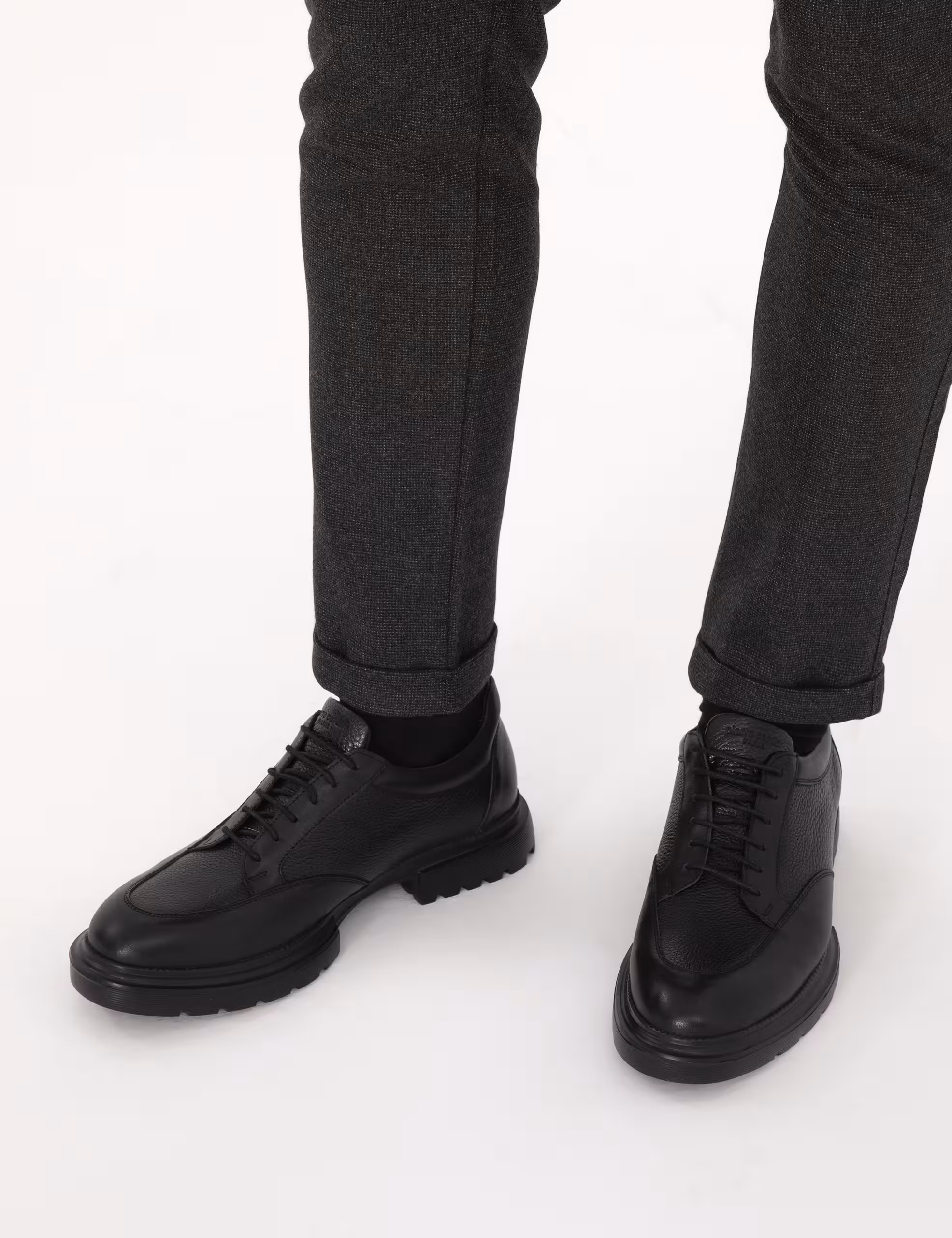 کفش روزمره مردانه مشکی پیرکاردین