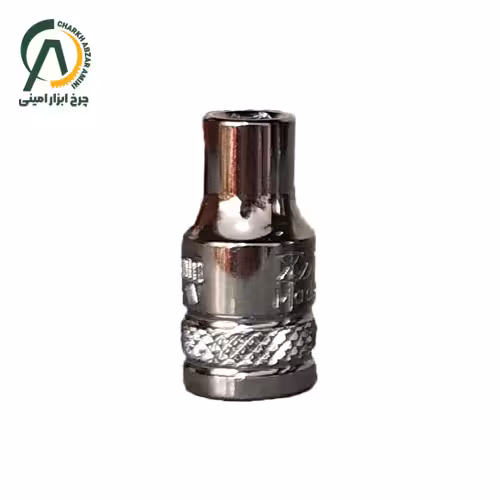 بکس کوتاه درایو 1/4 اینچ 6 پر توسن سایز 6