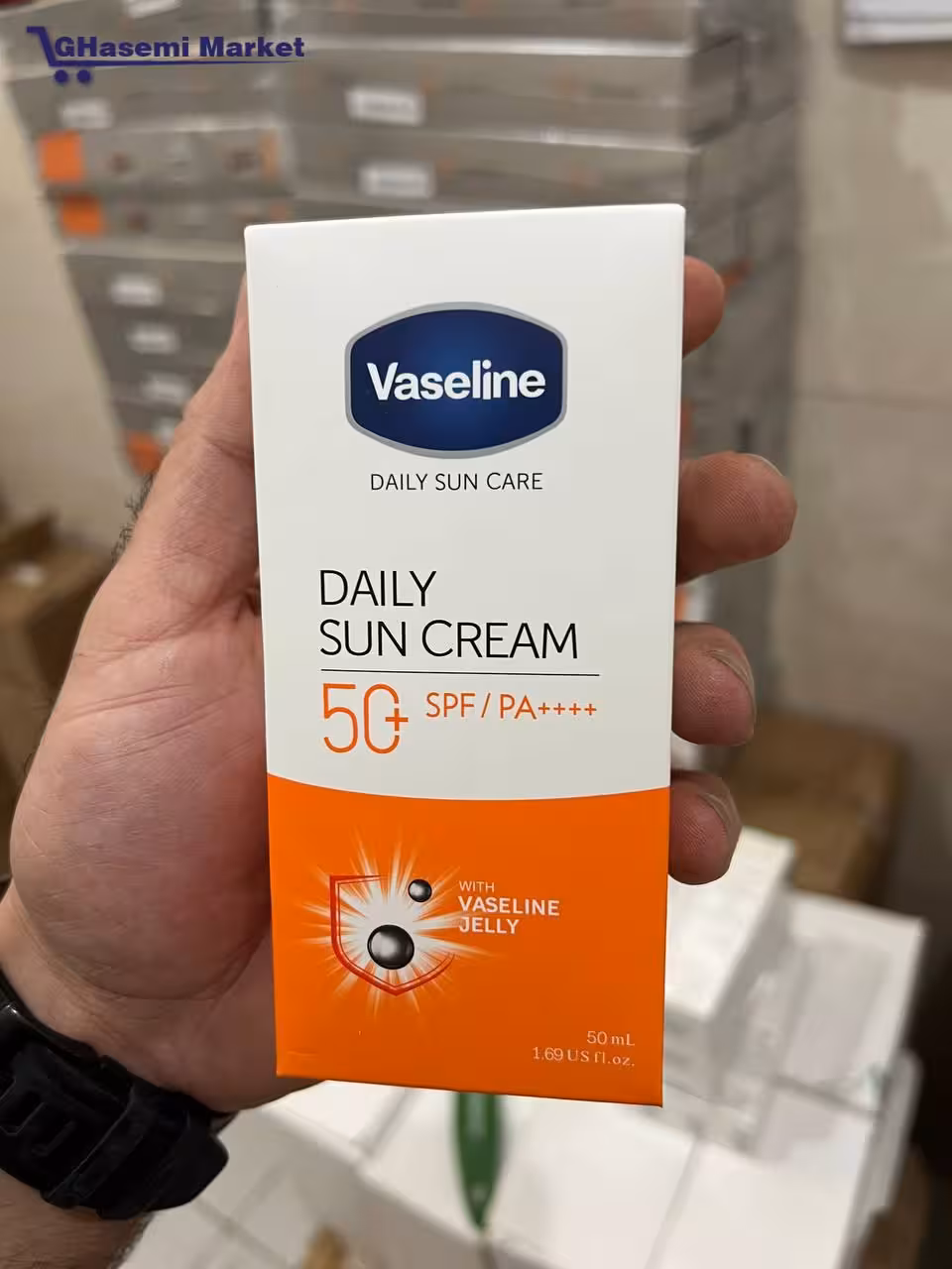 کرم ضد آفتاب وازلین VASELINE حجم 50 میل