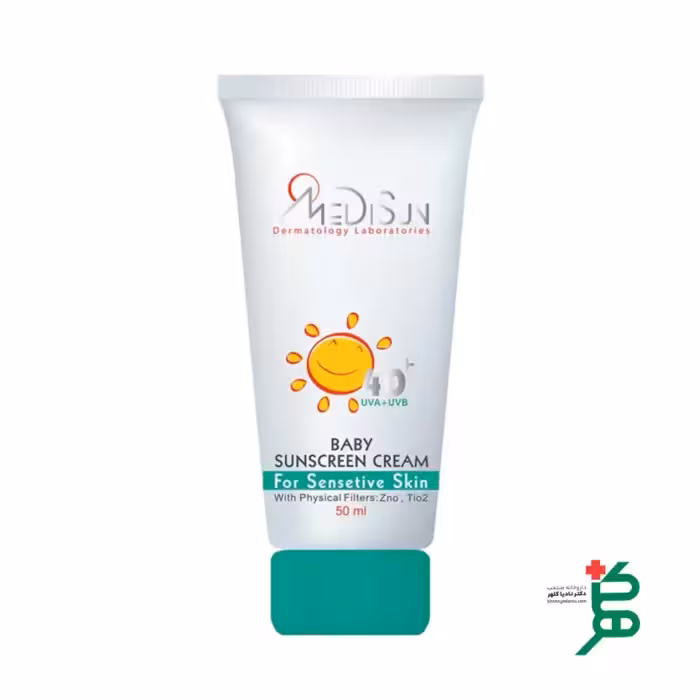 کرم ضد آفتاب کودکان SPF 40 پوست حساس مدیسان