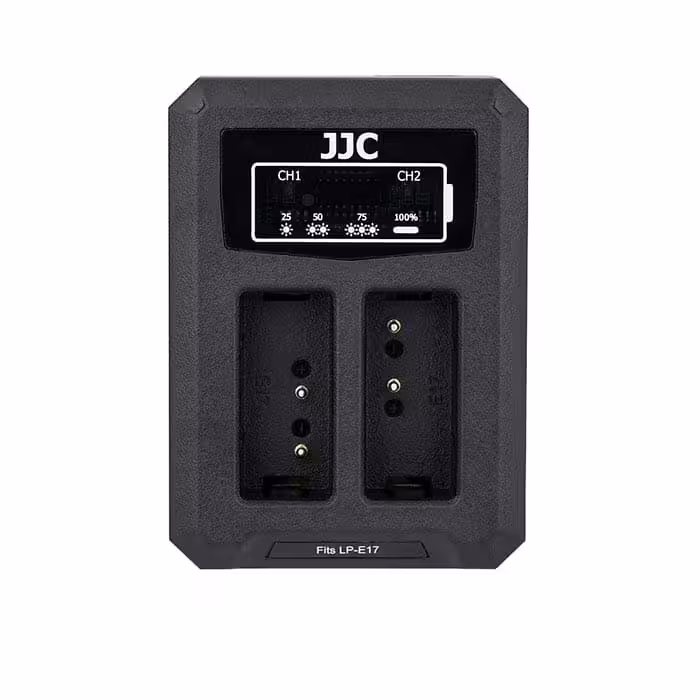 شارژر دوقلو USB باتری دوربین کنون جی جی سی مدل DCH-LPE17