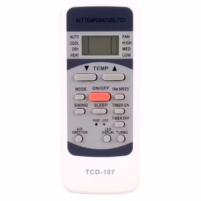 ریموت کنترل کولر گازی جنرال Tco 107