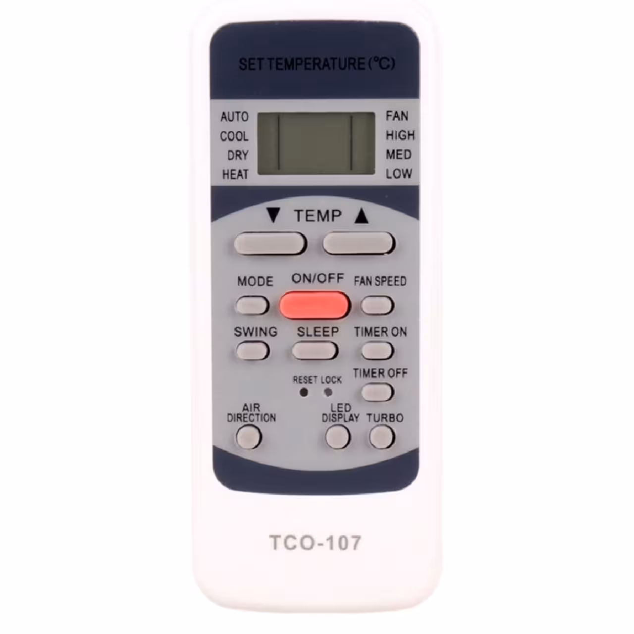 ریموت کنترل کولر گازی جنرال Tco 107