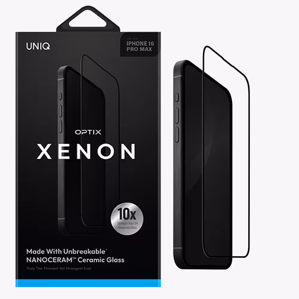 محافظ صفحه نانوسرام یونیک UNIQ Optix Xenon iPhone 16 pro Max