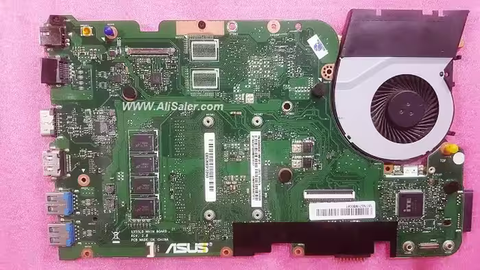 مادربرد اورجینال لپ تاپ ایسوس  X555LD I5 4210u_Rev 2.0_LVDS-40Pin 4GB-2GB – GF117 گرافیک دار