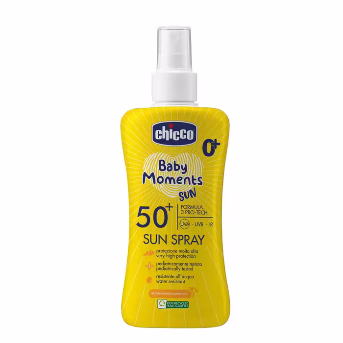 اسپری ضد آفتاب کودک چیکو  SPF 50 حجم 150 میلی‌لیتر
