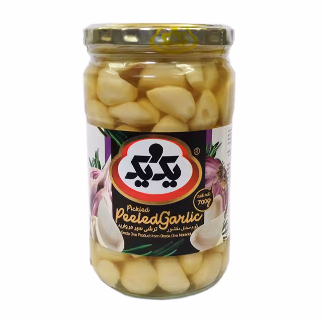 ترشی سیر مروارید یک و یک 700 گرمی