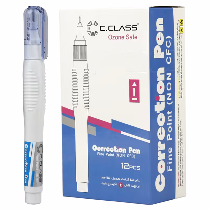 غلط گیر قلمی 12 میلی لیتری سی کلاس Fine Point AR1291 بسته 12 عددی