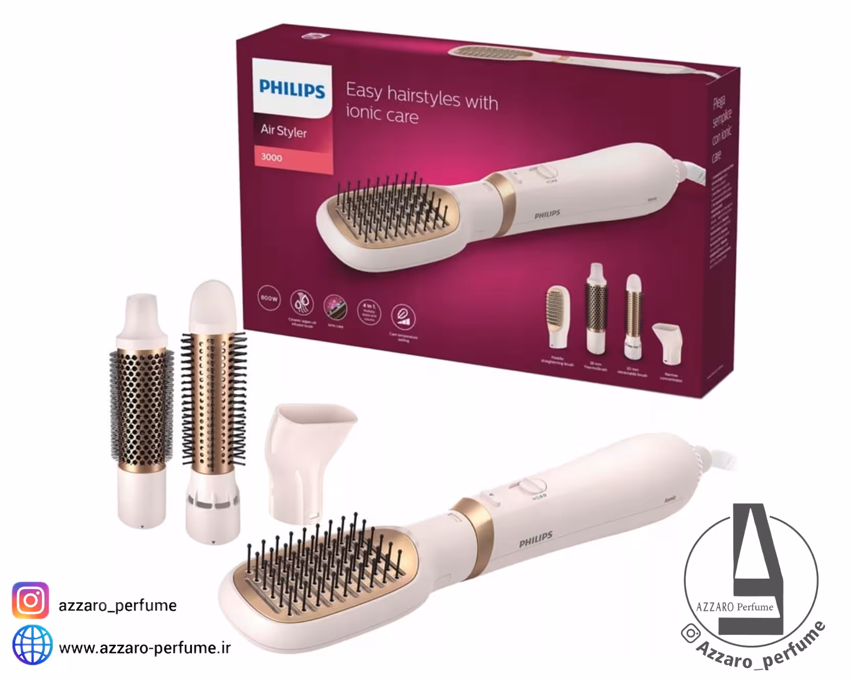 سشوار برس دار فیلیپس مدل BHA310/00 سری 3000