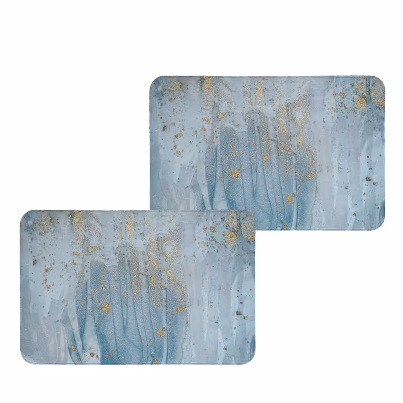 زیربشقابی طرح آبرنگی کد 9158 بسته 2 عددی | کالا مکس