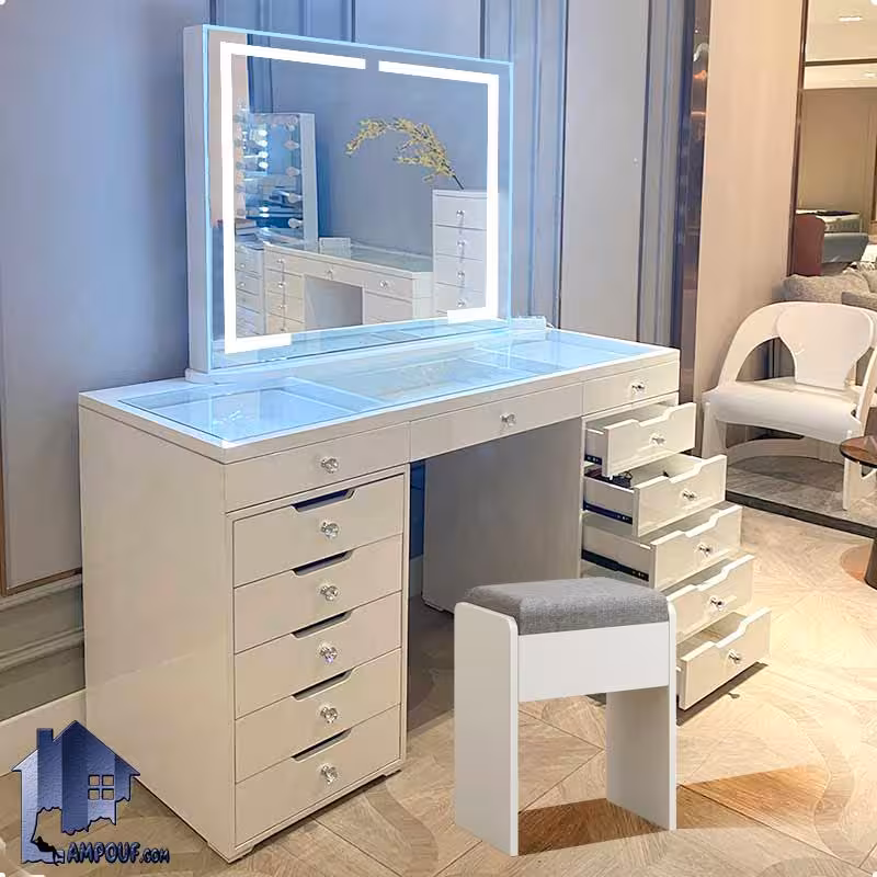 میز آرایش لامپ دار DJ626