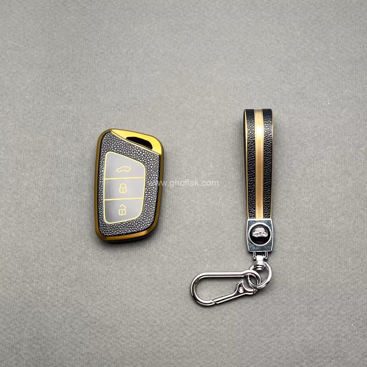 کاور ریموت کی ام سی تی 9 و جک کی 7 طرح چرم با بند ست