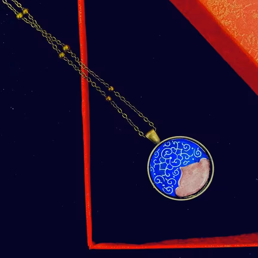 گردنبند میناکاری