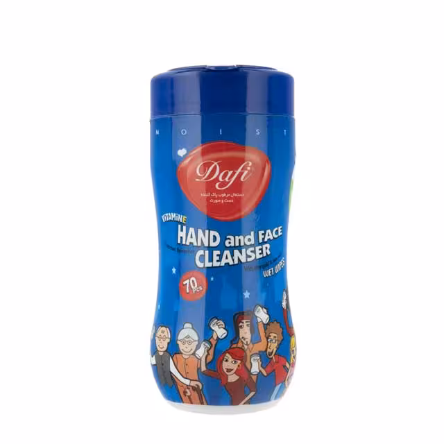 دستمال مرطوب کودک فاقد اسانس دافی 70 عددی