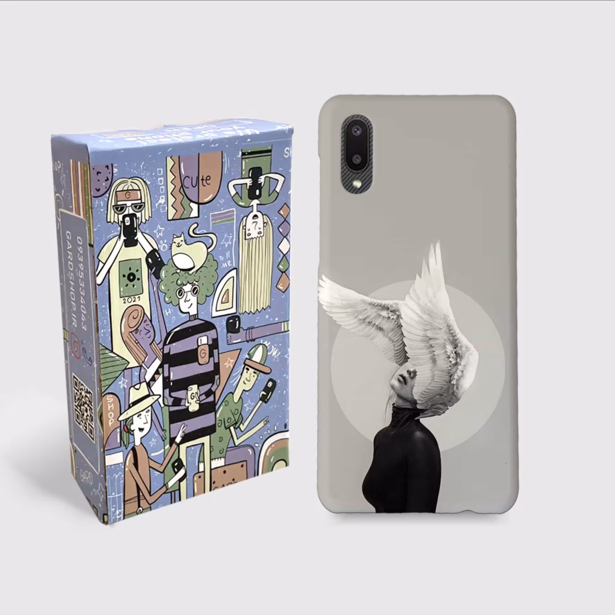 کاور گارد قاب مناسب برای گوشی موبایل سامسونگ a02 -کدg2017