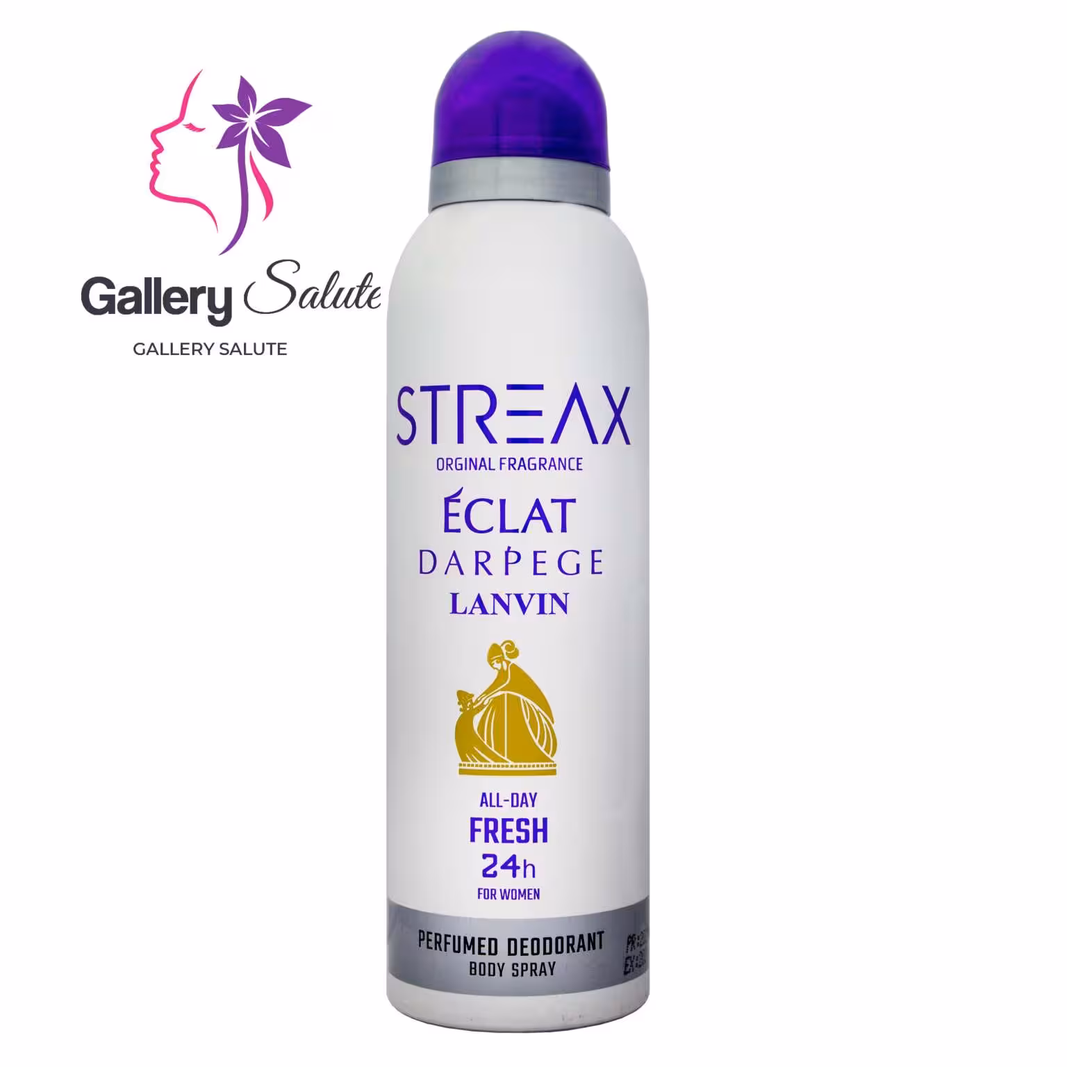 اسپری خوشبو کننده بدن استریکس رایحه ECLAT DARPEGE Lanvin جحم 200 میل ECLAT DARPEGE Lanvin body spray 24 hour Women streax