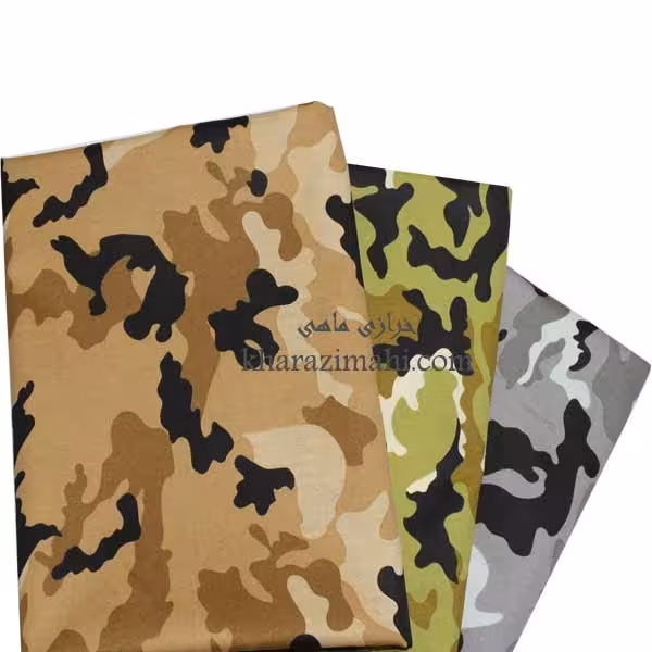 پارچه کتان ترک طرح نظامی