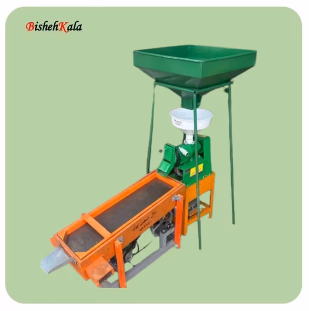 دستگاه شالیکوبی خانگی سیار موتور بزرگ کد(55)