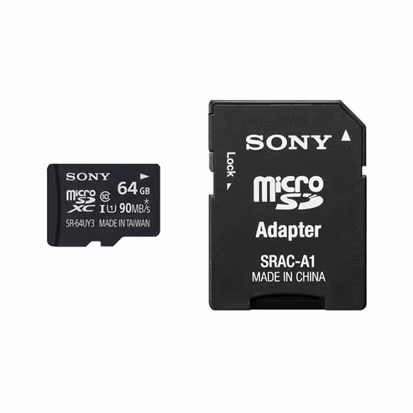 کارت حافظه Sony - MicroSDXC مدل SR-64UYA3 ظرفیت 64 گیگابایت - 90MB/s