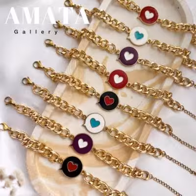 دستبند کارتیر فانتزی مدل قلب