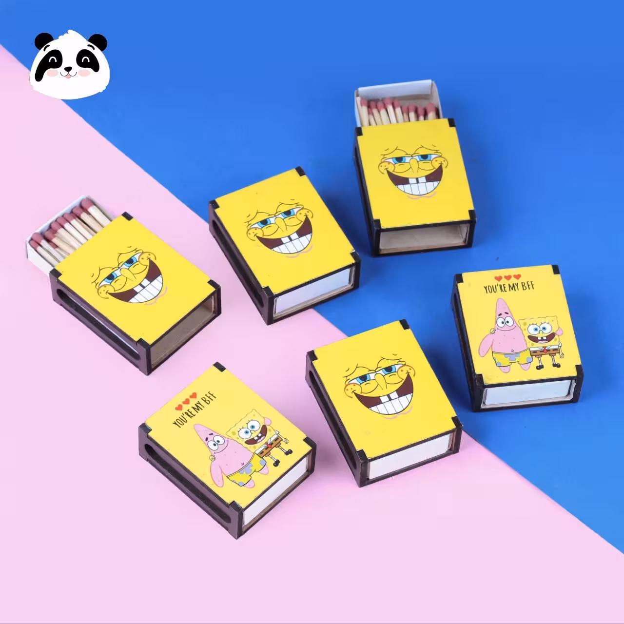 کبریت چوبی طرح باب اسفنجی