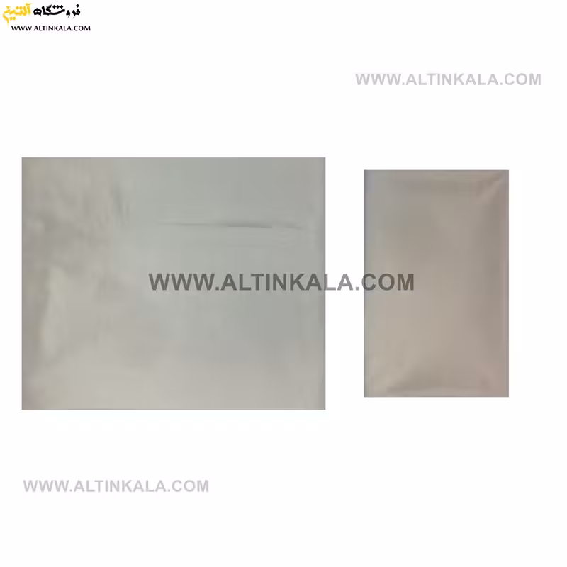 سرویس ملحفه کشدوز یکنفره دوتکه سایز 120×200 ساده رنگ طوسی روشن