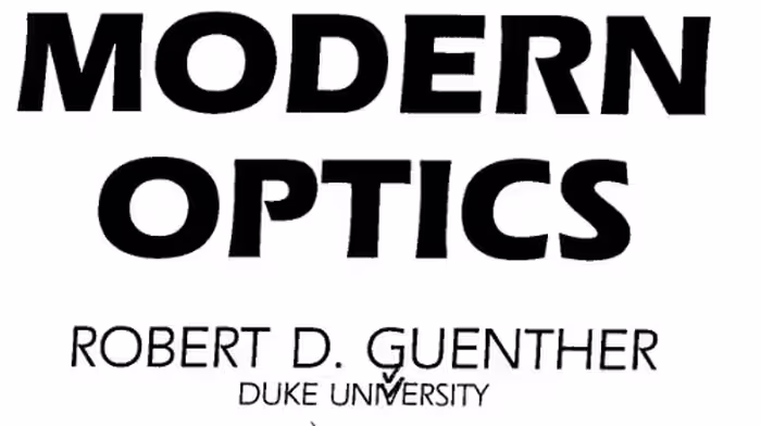 خرید و دانلود نسخه کامل کتاب Modern Optics