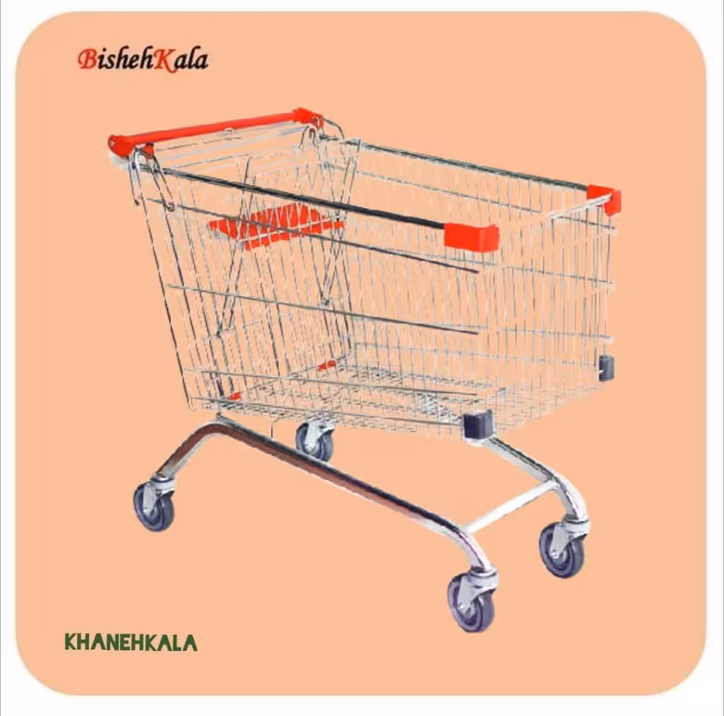 چرخ فروشگاهی 90 لیتری کد(22)