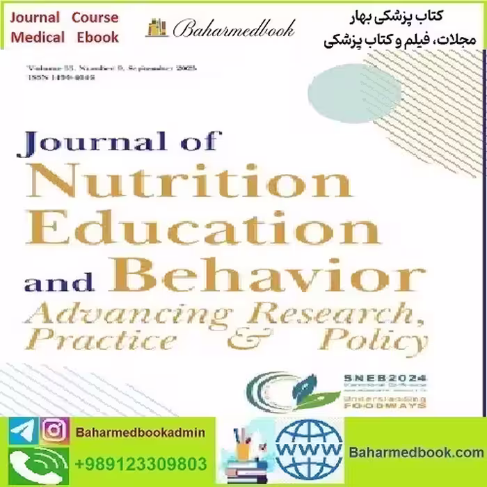Journal of Nutrition Education and Behavior Volume 55 Issue 1 to
