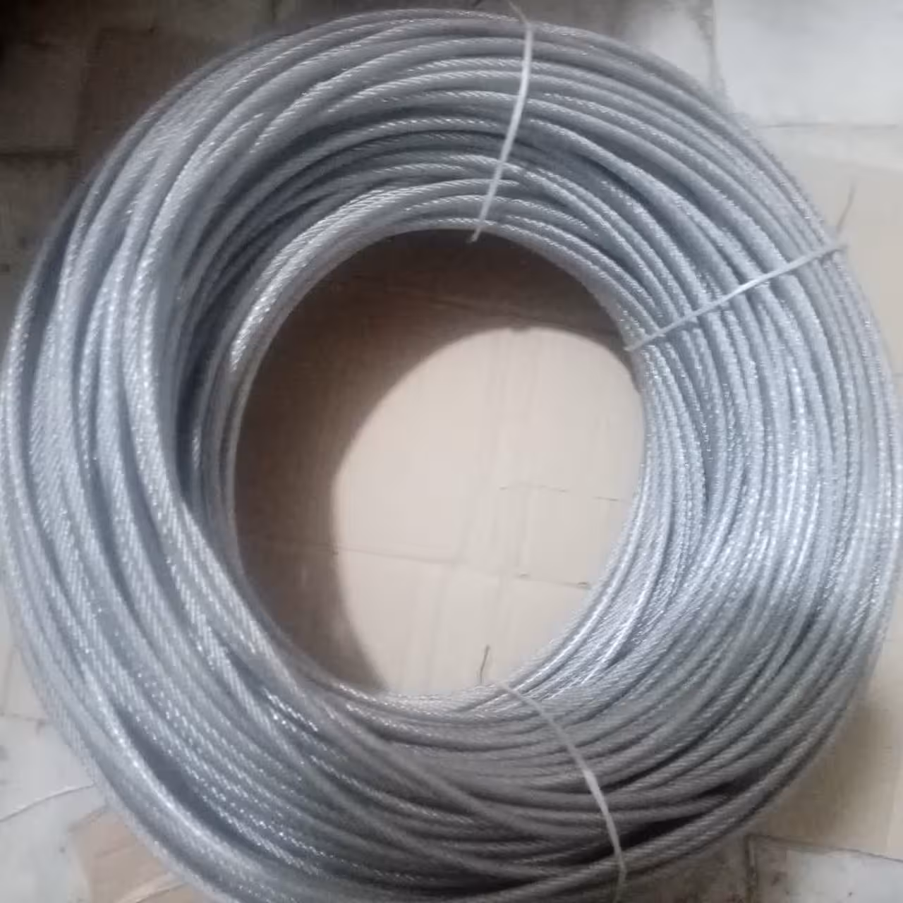 سیم بکسل سایز 3 روکشدار بی رنگ ( یک متری )