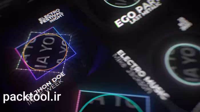 دانلود پروژه آماده افتر افکت ویژوالایزر موسیقی هنرمند DJ Artist Music Visualizer - پک تول