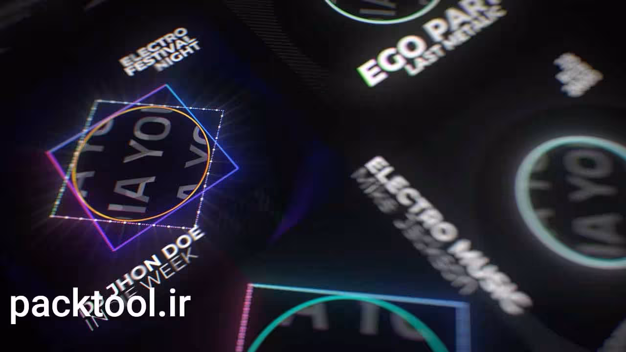 دانلود پروژه آماده افتر افکت ویژوالایزر موسیقی هنرمند DJ Artist Music Visualizer - پک تول