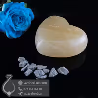 صابون ماساژ سنگ نمک هالیت تراش قلب _ کد : 400622