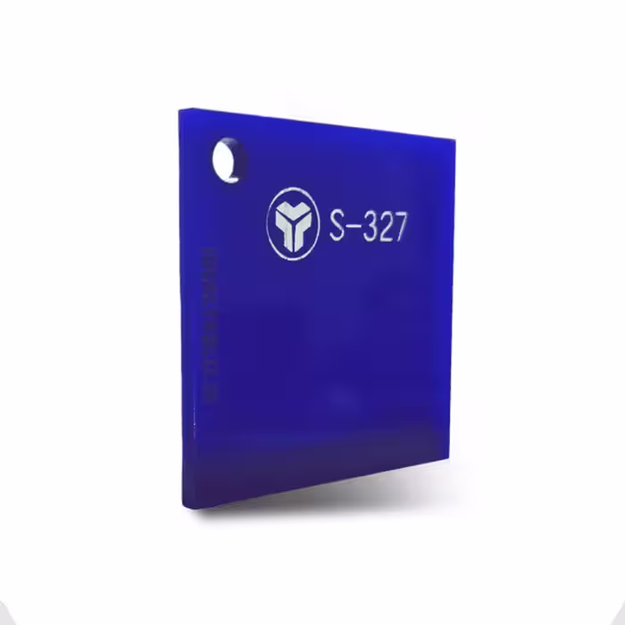 پلکسی SME آبی کاربنی کد 327 ضخامت 2.8 میل