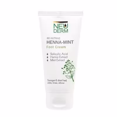 کرم پا رینوتریو حنا و نعناع نئودرم|Neuderm ReNutritive Henna Mint Foot Cream