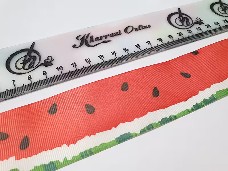 روبان طرح دونه هندونه درشت (2 متری)