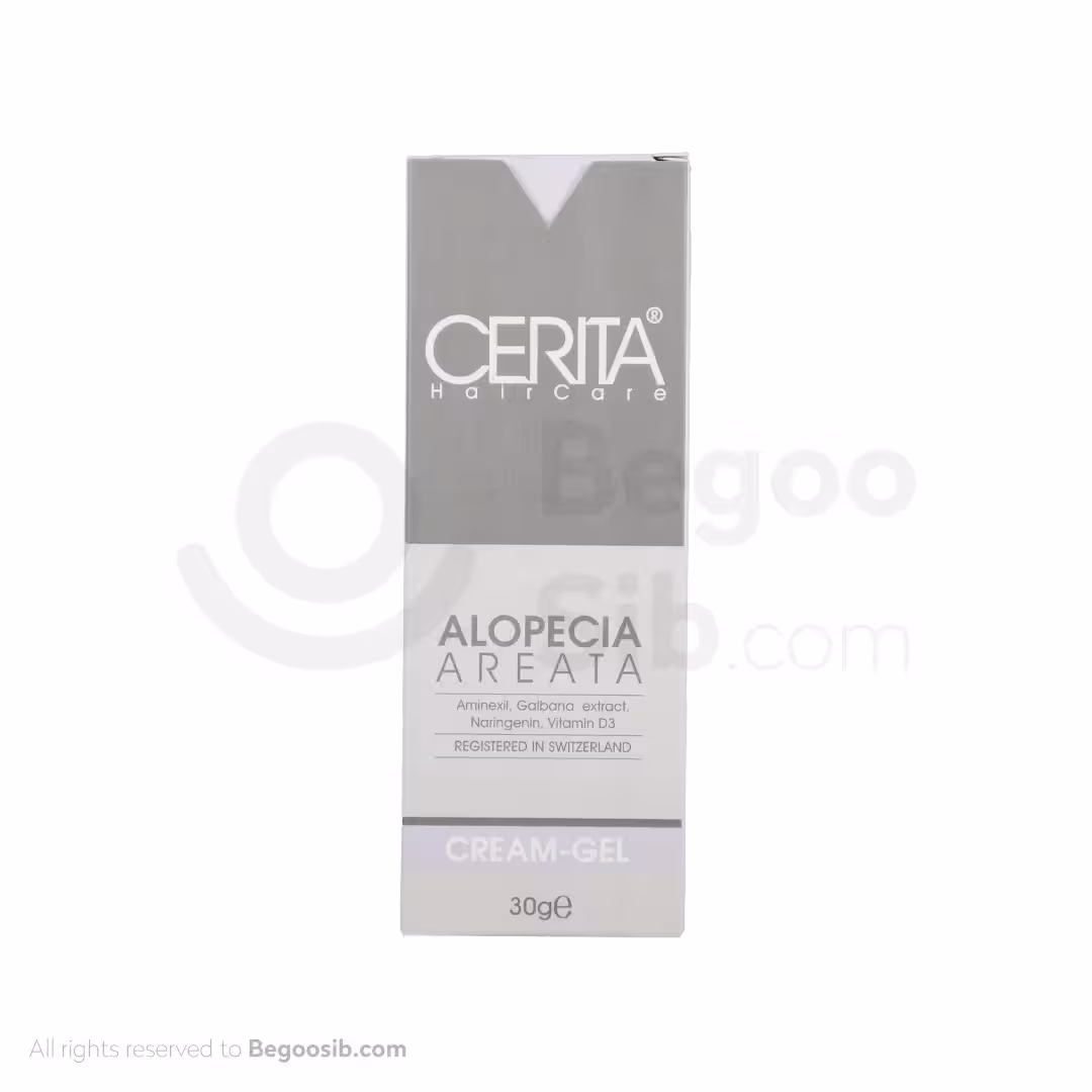 کرم ژل مناسب موهای دارای ریزش سکه ای مو سریتا 30 گرمی