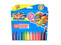 ماژیک 12 رنگ 92413 اسکول فنس مدل Washable MARKERS