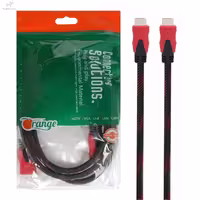 کابل HDMI کنفی 1.5 متری Orange قرمز مشکی