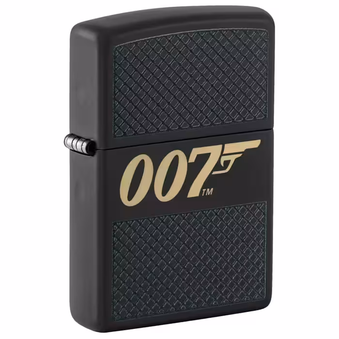 فندک زیپو Zippo مدل Z-46297 | فندک بنزینی طرح 007 جیمز باند کلکسیونی | قابلیت پر کردن مجدد | ساخت آمریکا | با گارانتی مادام العمر | مناسب برای مجموعه‌داران و کلکسیونرها